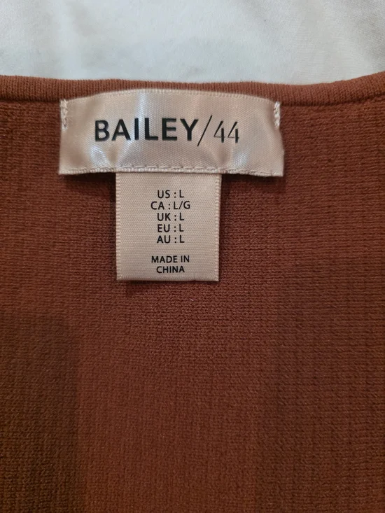 Bailey 44 Rust Ruffle Sleeve Ribbed Tank Top - Picture 6 of 11